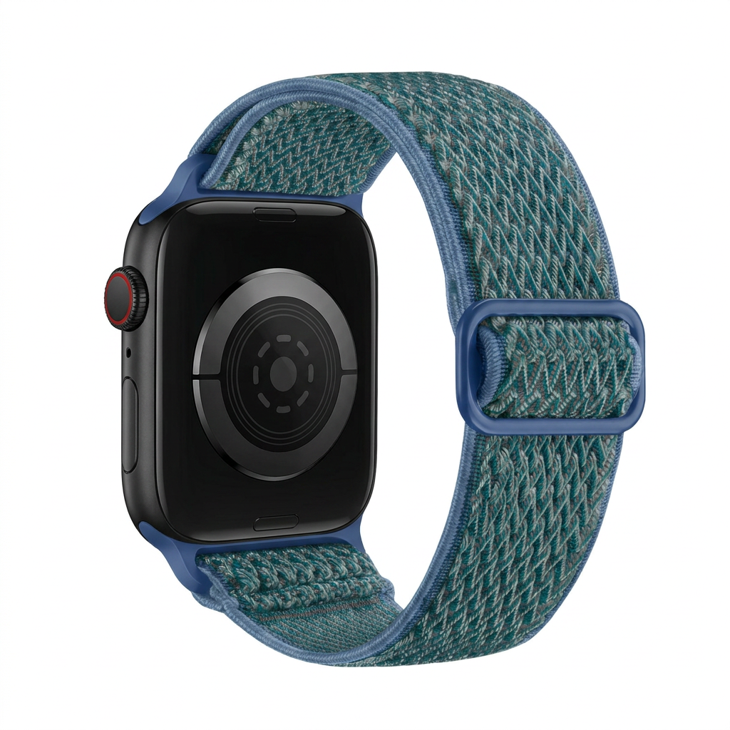 Pulsera Velcro Celeste