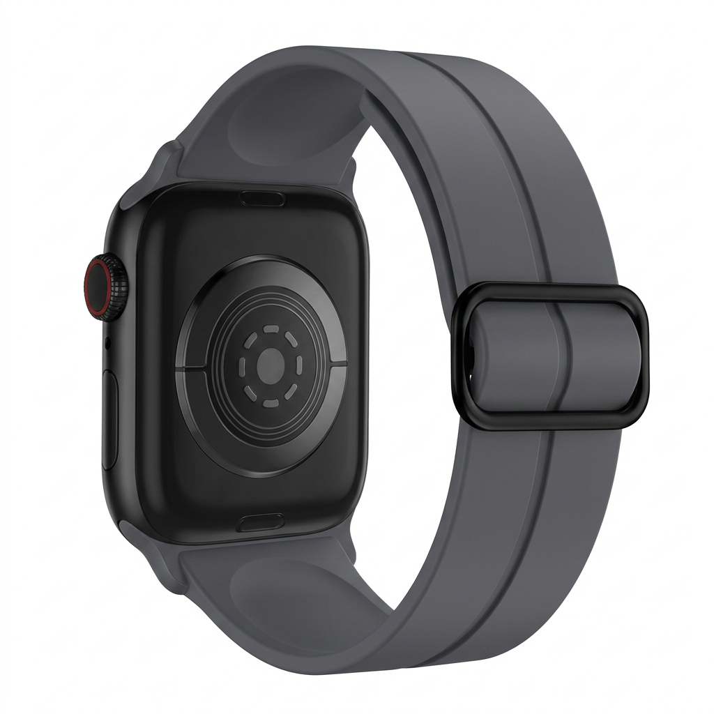 Pulsera Silicone Gris Oscuro