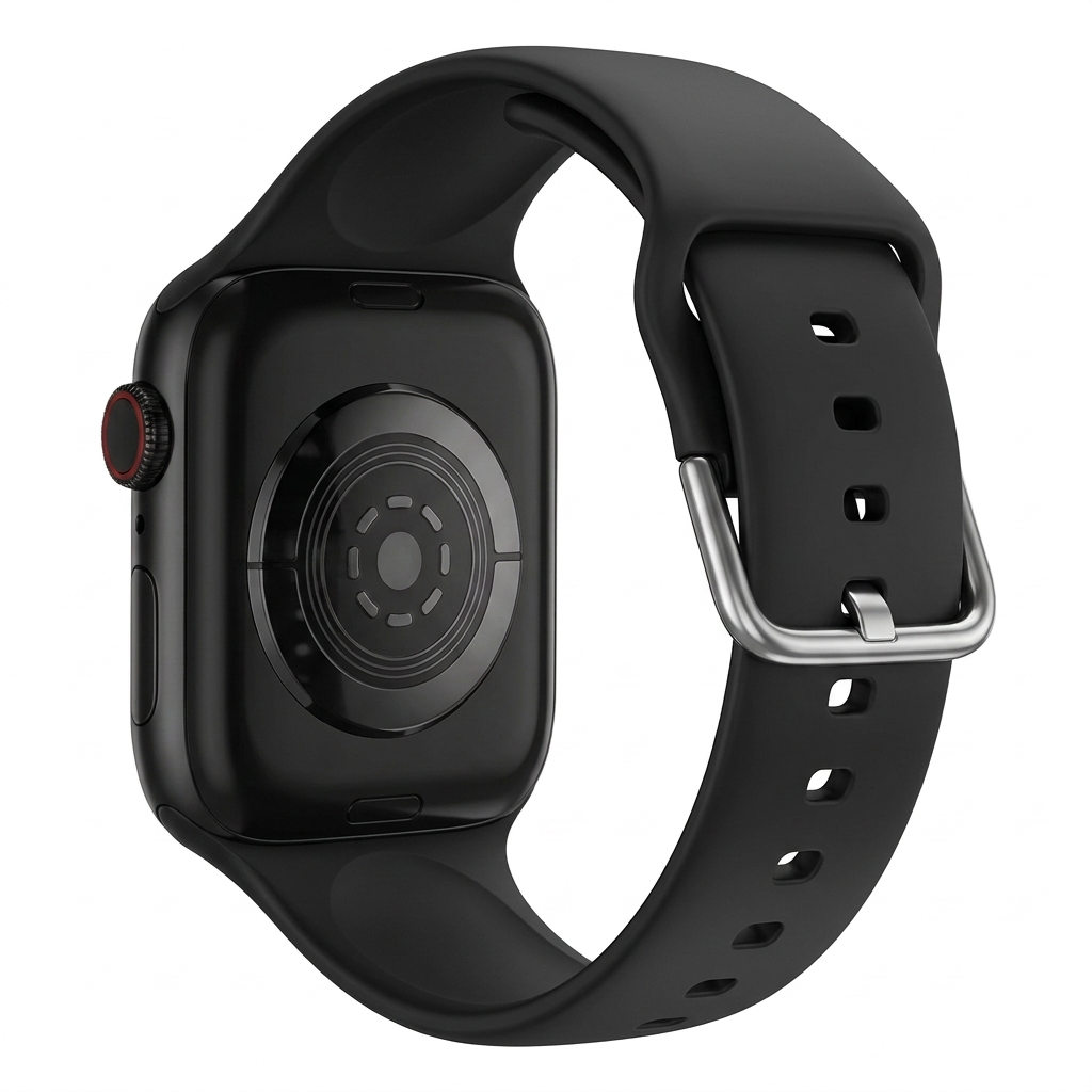 Pulsera Silicone Lisa Negra